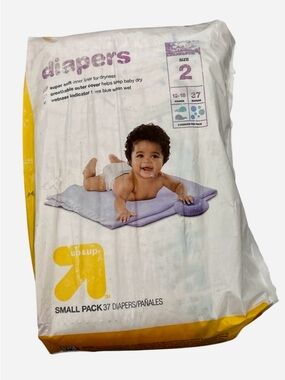 up&up Size 2 Baby Diapers - Purple Accents